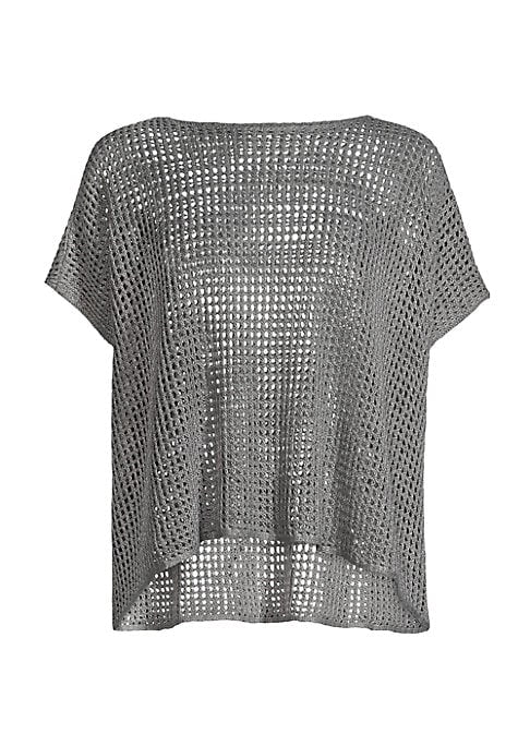 Lace-Looked Linen Tee
