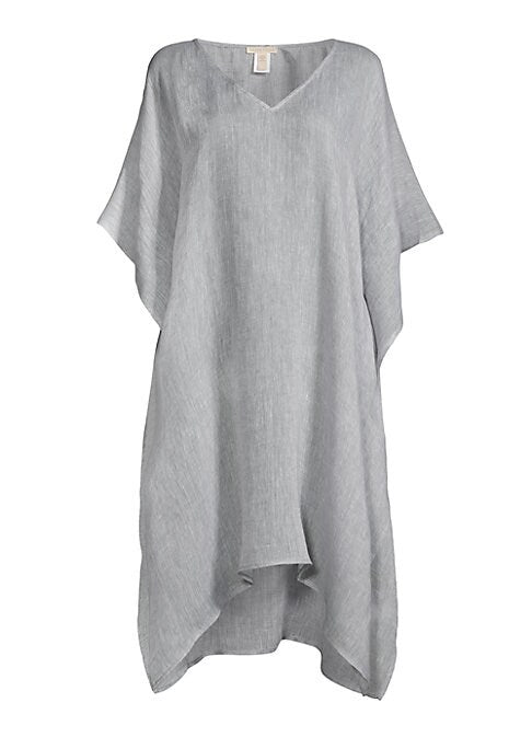 Luxe Linen V-Neck Caftan