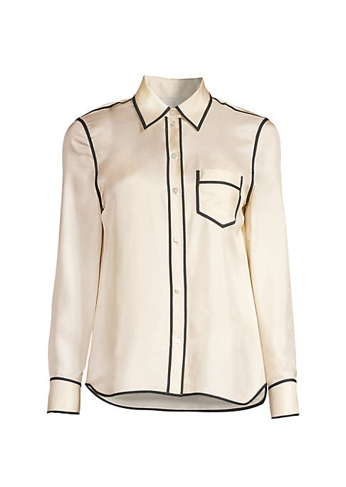Elegant Silk Twill Blouse