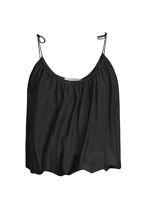 Silk Tie Detail Top