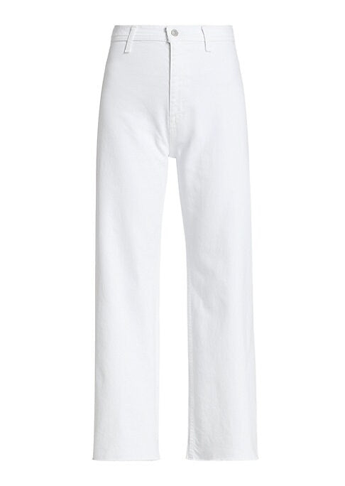 Stretchy High-Waist Crop Jeans