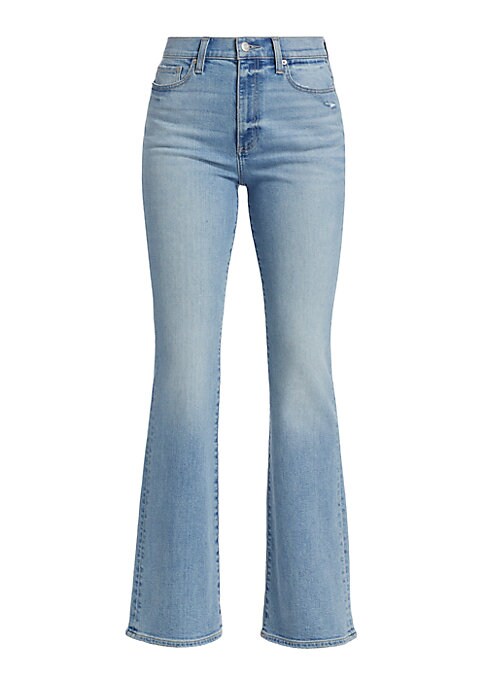Chic High-Rise Boot-Cut Jeans