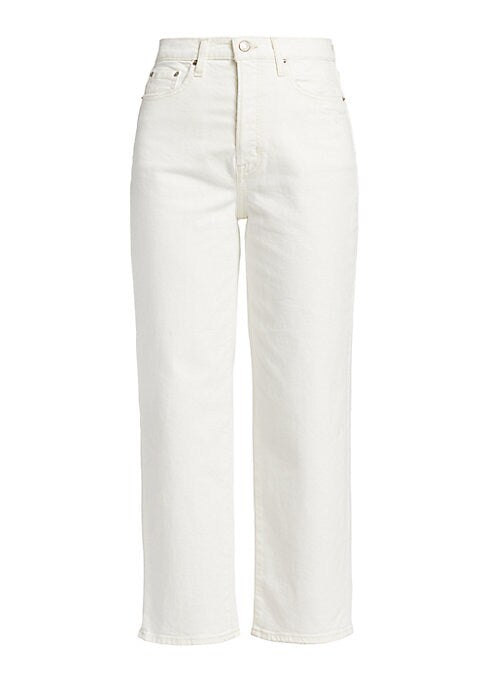 Chic High-Rise Cropped Jeans