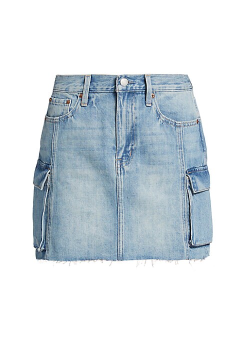 Cargo Chic Denim Skirt
