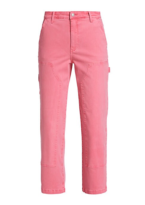 Chic Twill Crop Trousers