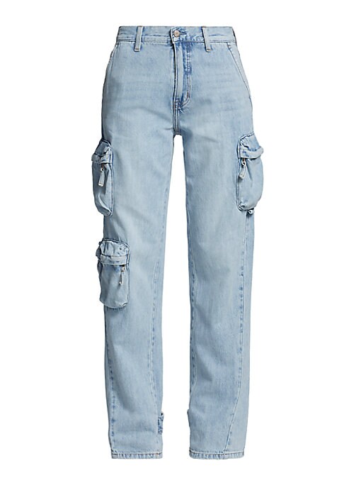 Cargo Chic Straight Jeans