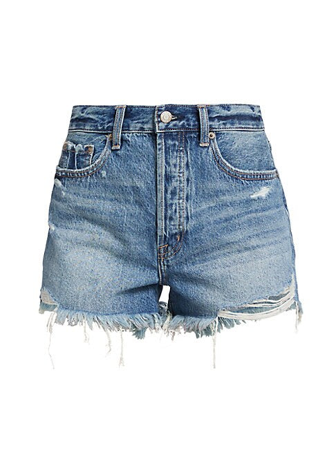 Distressed Denim Cutoffs