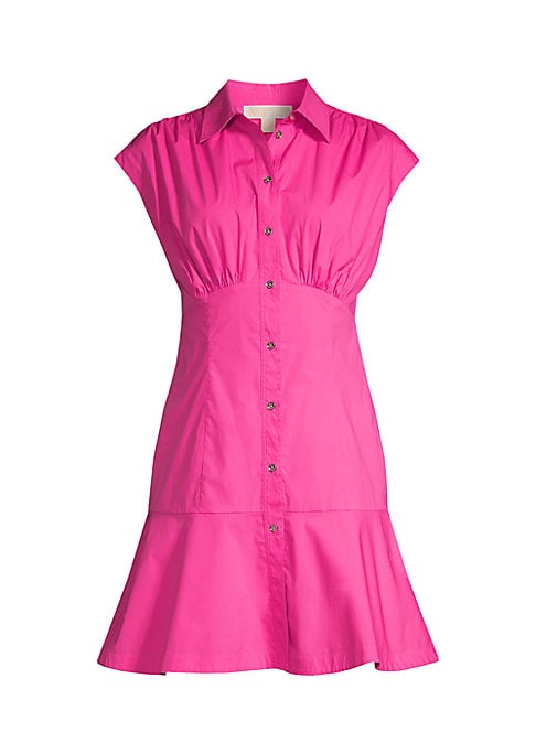 Chic Pleat Mini Dress