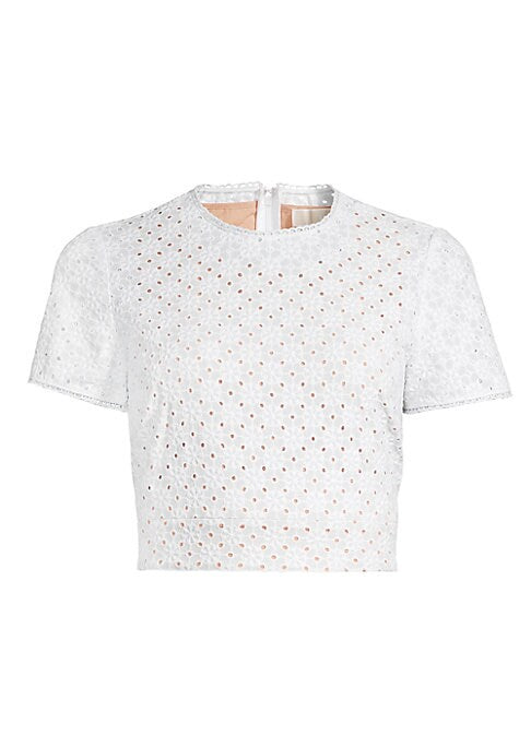 Chic Eyelet Summer Top