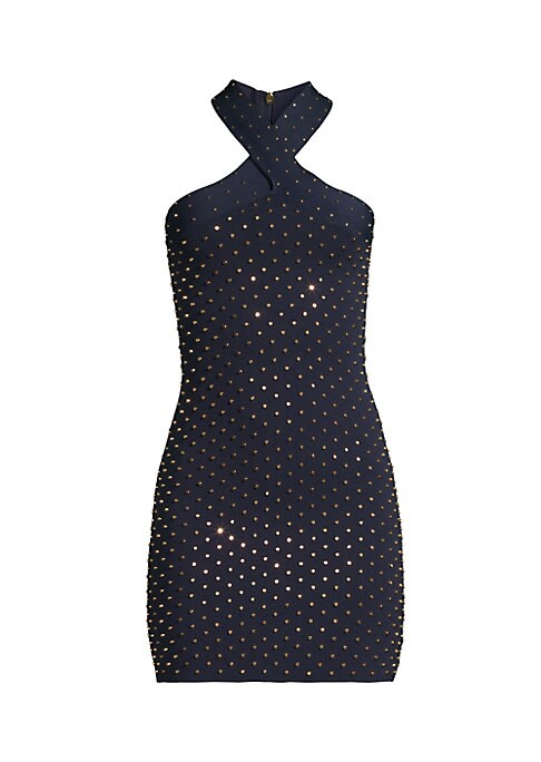 Glistening Crystal Mini Dress