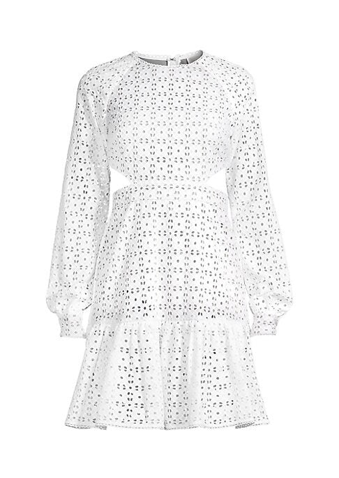 Balloon Sleeve Lace Dress