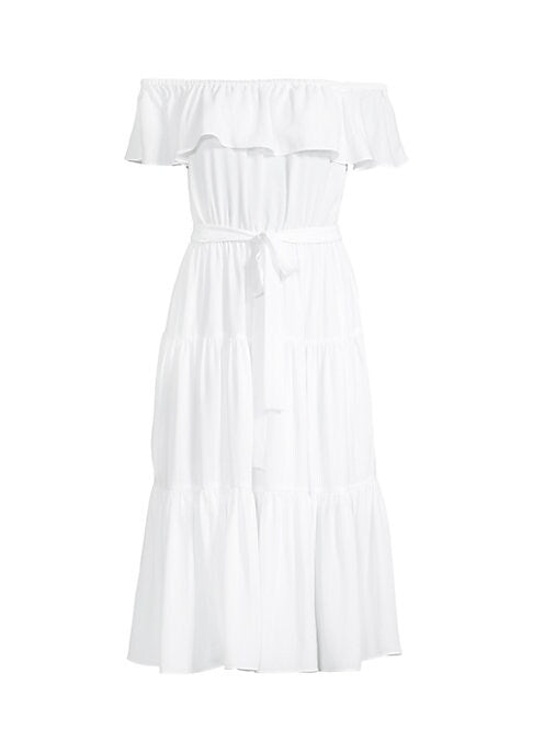 Ruffled Breeze Midi Dress