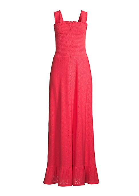 Flirty Eyelet Maxi Dress