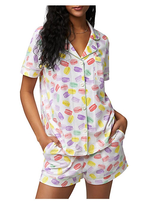 Macaron Print Sleep Set