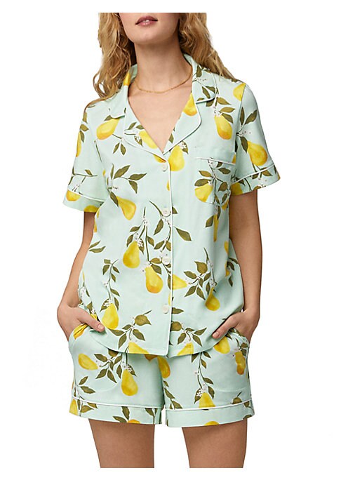 Lemon Print Lounge Set