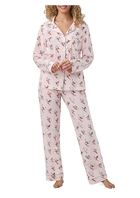 Skiing Wildlife PJs