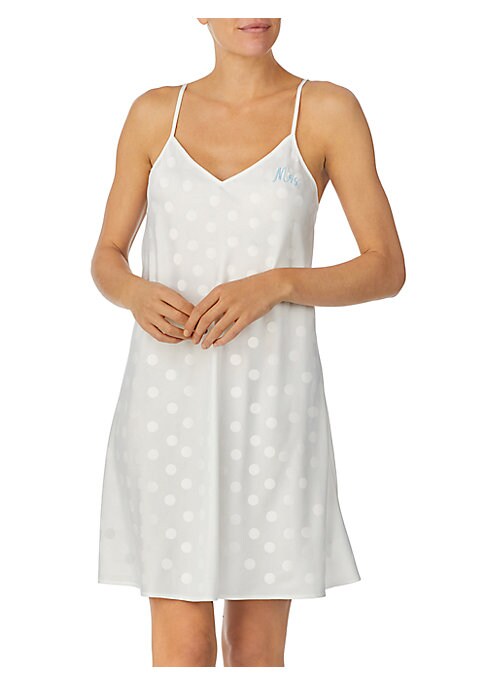 Dotted Satin Wedding Nightwear