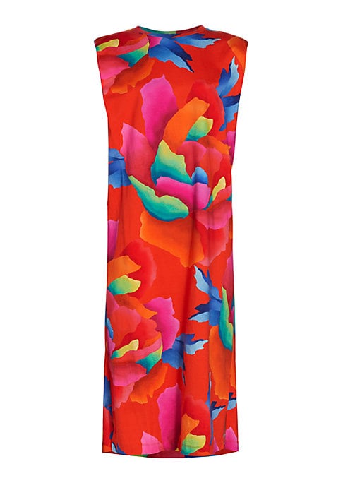 Petal Shift Midi Dress
