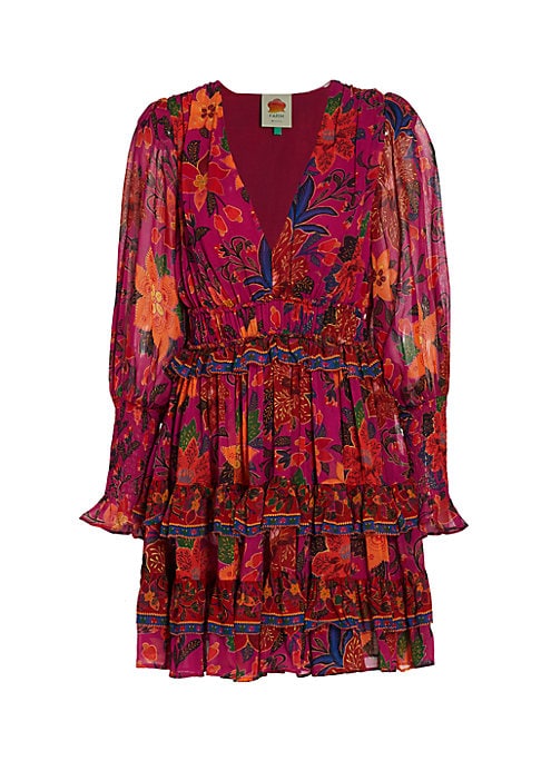 Vibrant Tropical Minidress