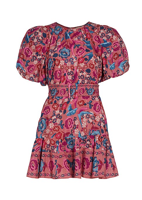 Botanical Puff Minidress