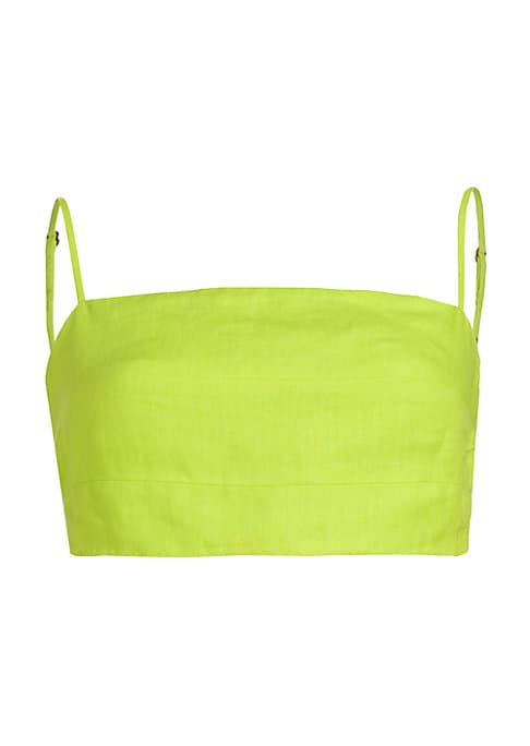 Linen Escape Crop Top