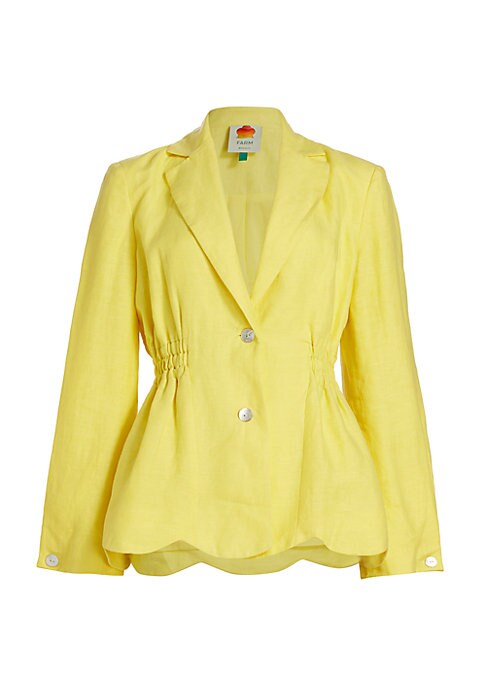 Scalloped Hem Blazer