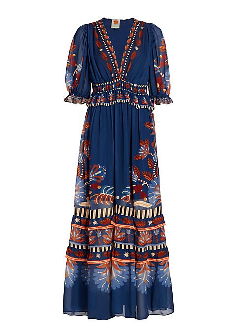 Chic Geometric Maxi Dress