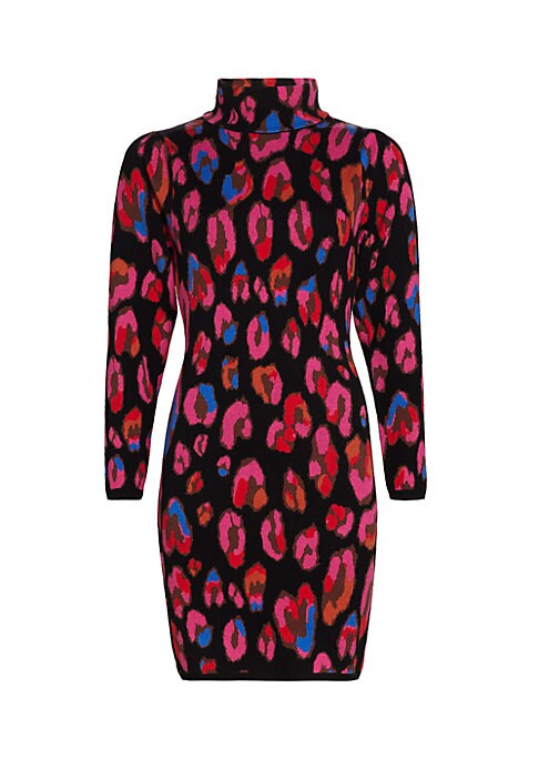 Leopard Print Knit Dress