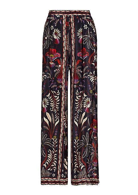 Mirror-Embellished Garden Trousers