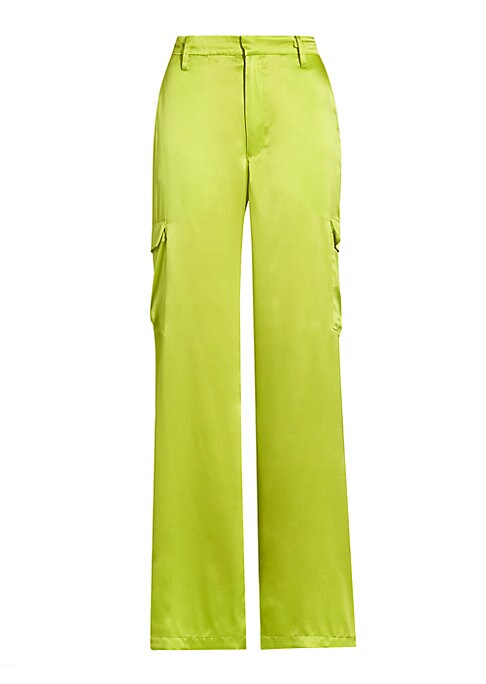 Chic Silk Cargo Trousers