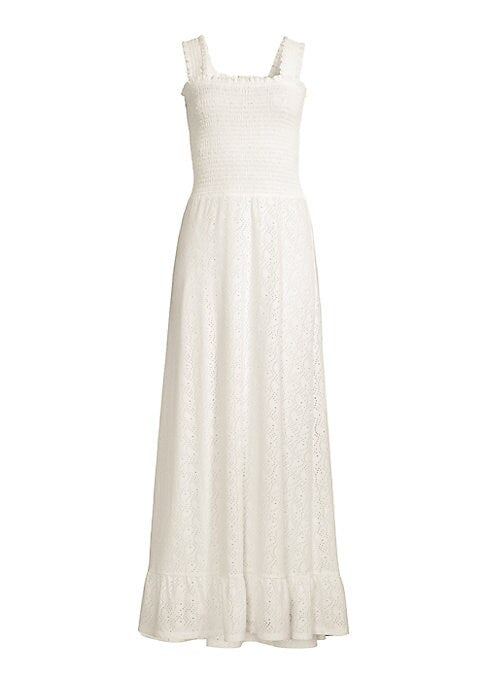 Flirty Eyelet Maxi Dress