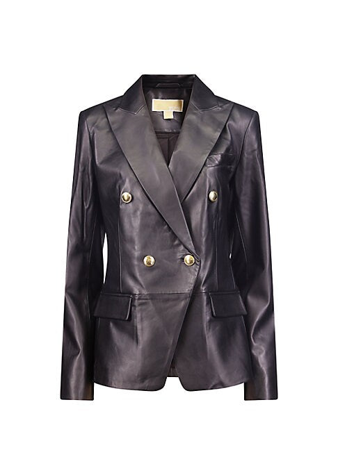 Luxe Leather Blazer