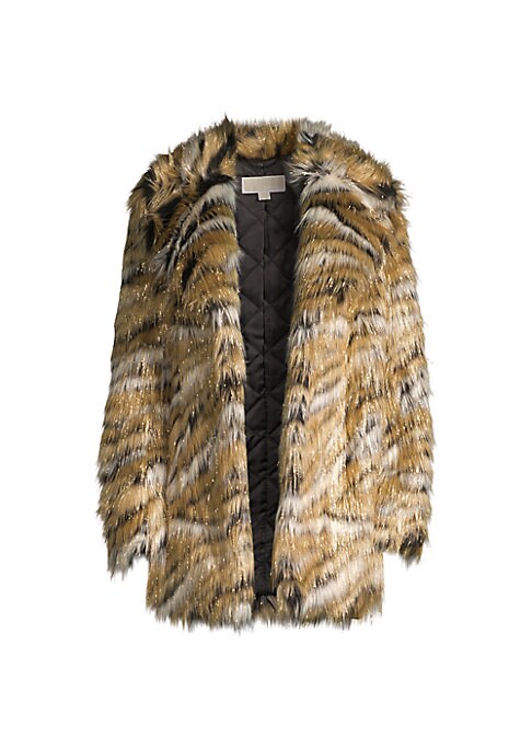 Shimmering Tiger Luxe Coat