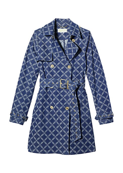 Denim Trench Chic Coat