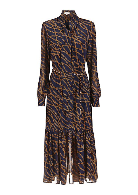 Elegant Midi Fishtail Dress