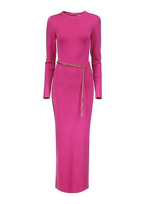 Retro Knit Midi Dress