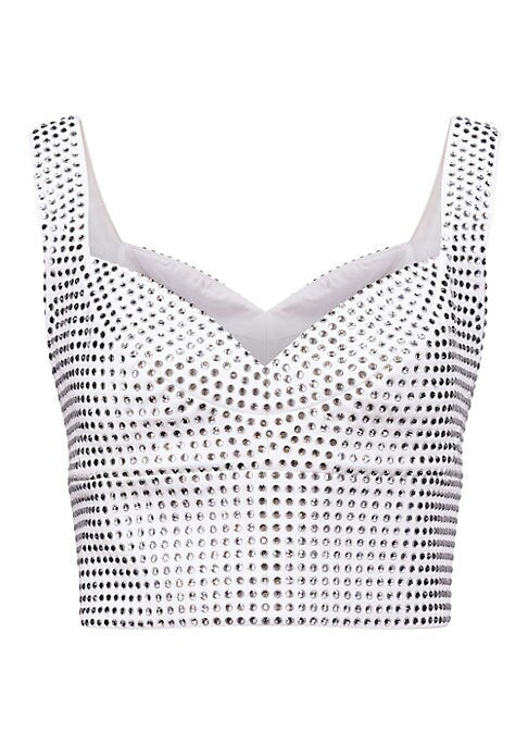 Glam Crystal Sweetheart Top