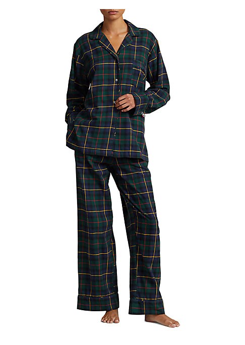 Plaid Flannel Pajama Set