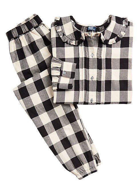 Cozy Plaid Sleep Set