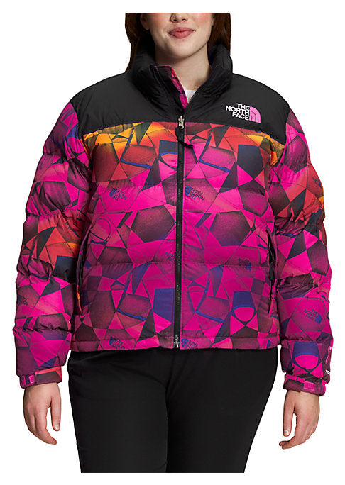 Retro Print Down Jacket