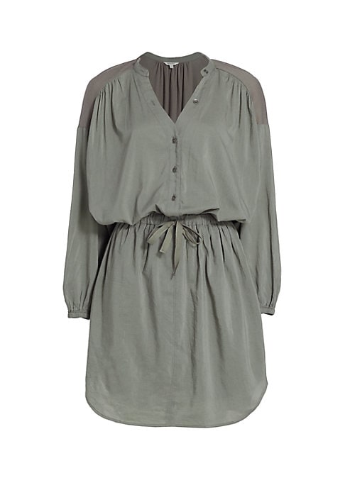 Chic Drawstring Minidress