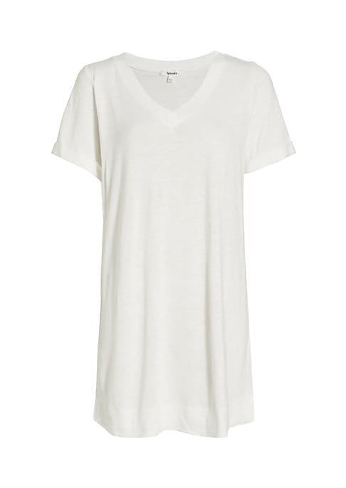 Chic V-Neck Tee Dress