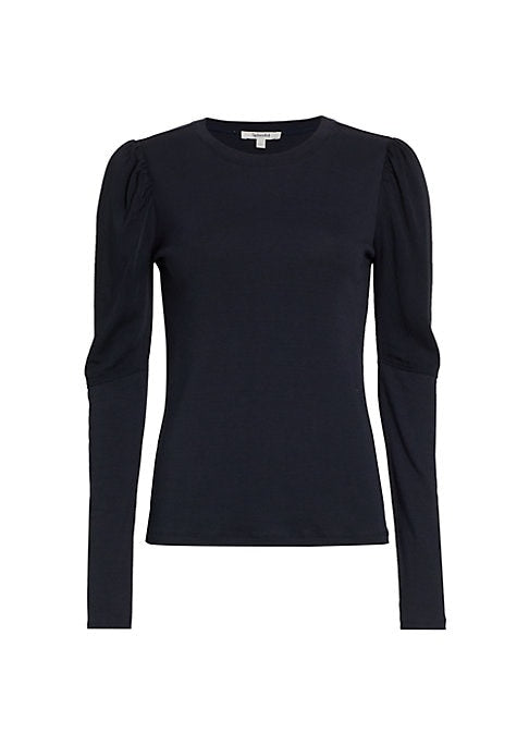 Chic Ruched Sleeve Top