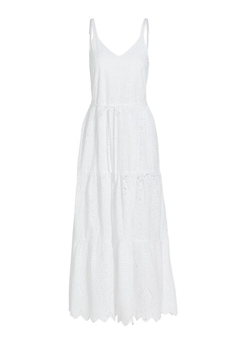 Chic Eyelet Maxi Dress