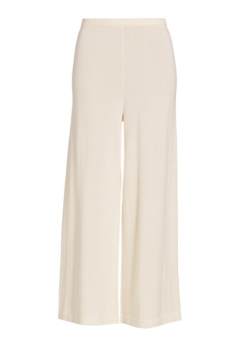 Cozy Knit Wide-Leg Pants