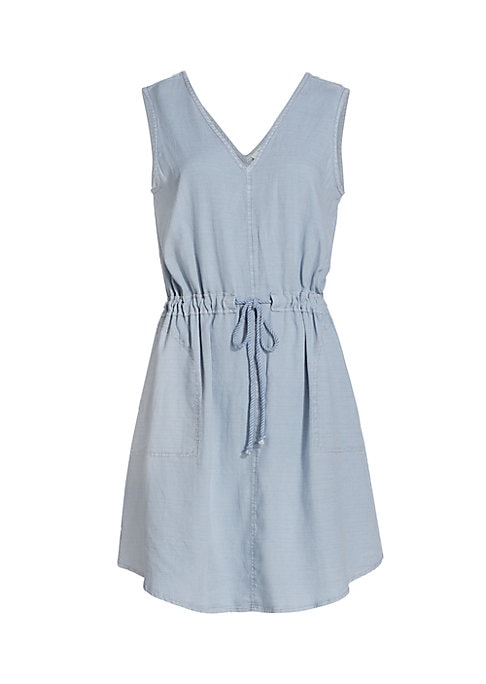 Chic Drawstring V-Dress