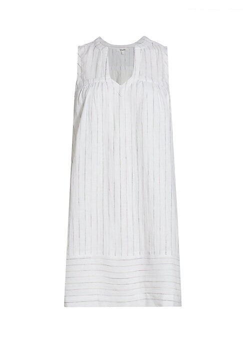 Breezy Striped Linen Dress