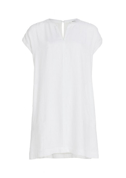 Chic Split Neck Dress