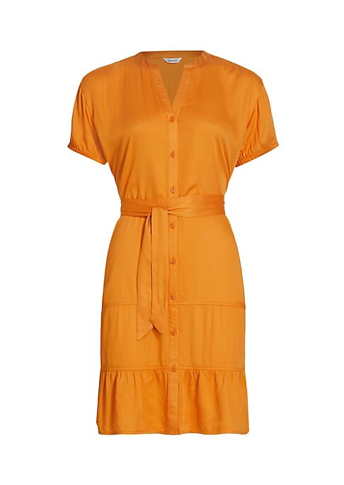Tiered Belted Mini Dress