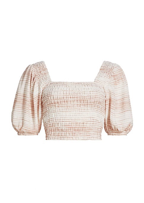 Chic Smocked Crop Top
